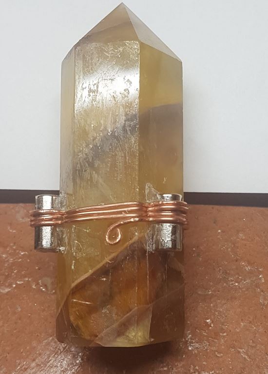 Yellow Fluorite Desktop Believer