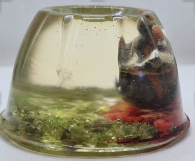 Resin Orgonite Sphere Stands