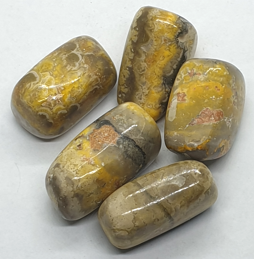 Tumblestones - Jade to Ruby Zoisite
