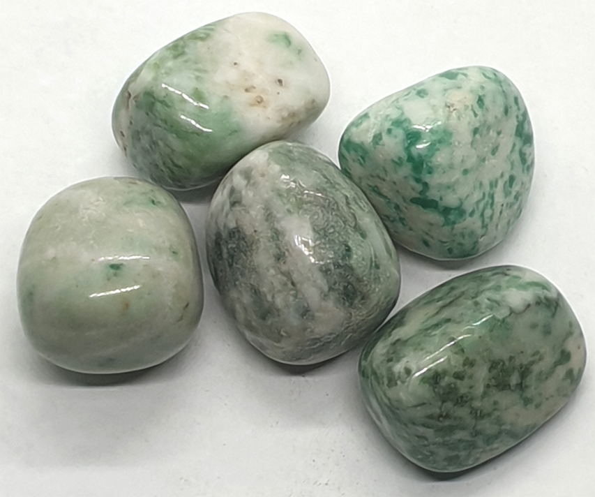 Tumblestones - Jade to Ruby Zoisite