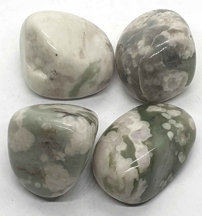 Tumblestones - Jade to Ruby Zoisite