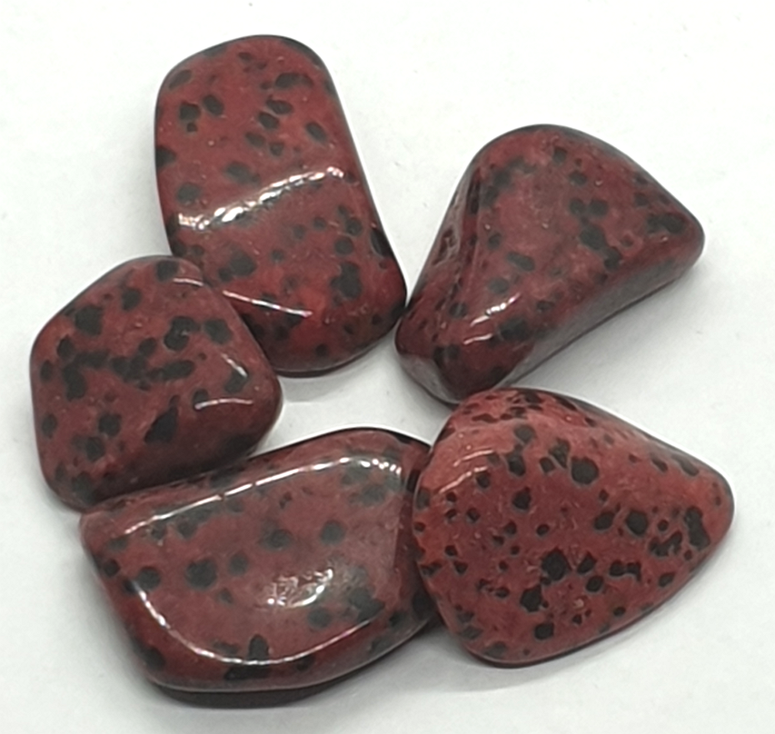 Tumblestones - Jade to Ruby Zoisite