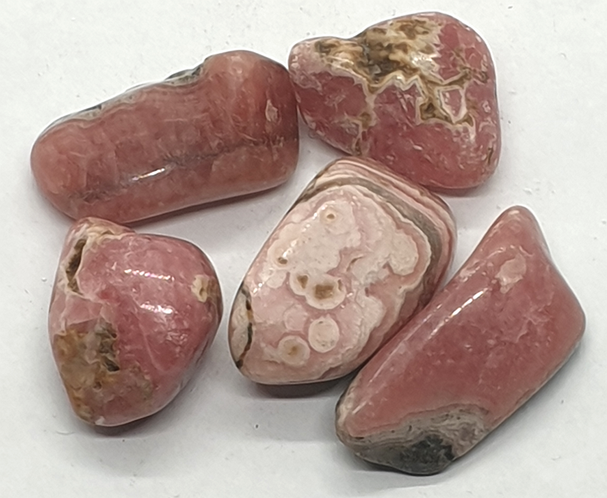 Tumblestones - Jade to Ruby Zoisite