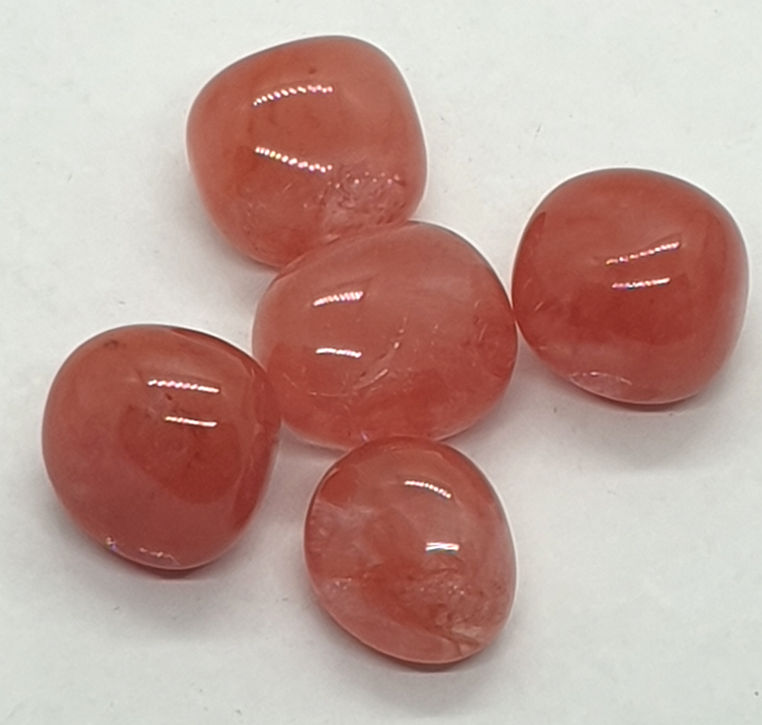 Tumblestones - Jade to Ruby Zoisite