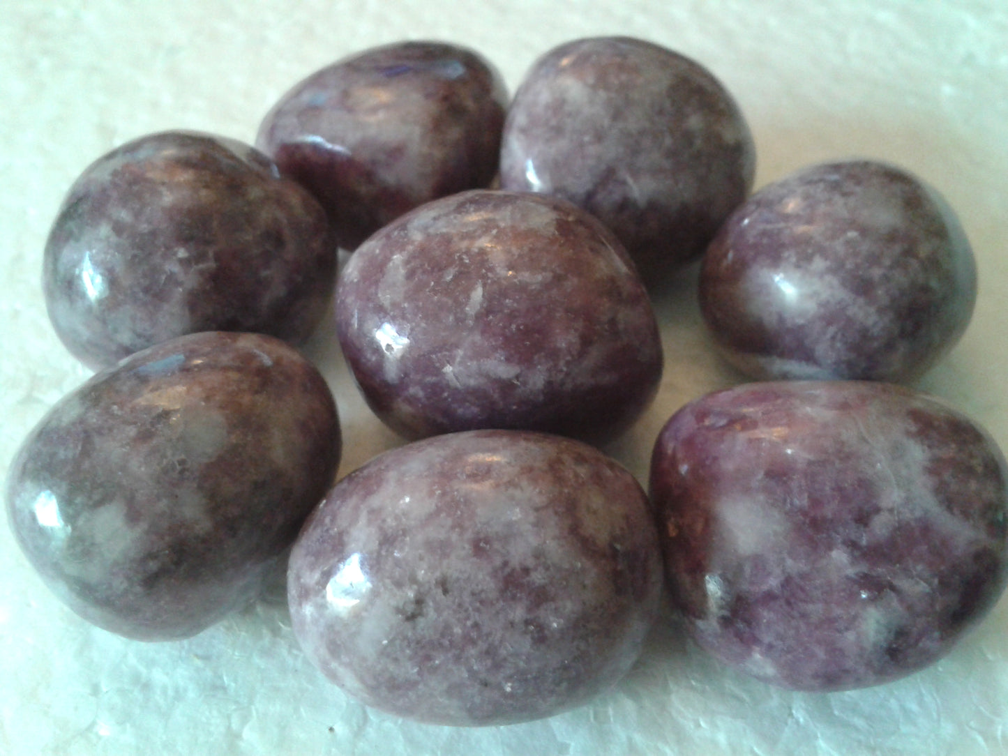 Tumblestones - Jade to Ruby Zoisite