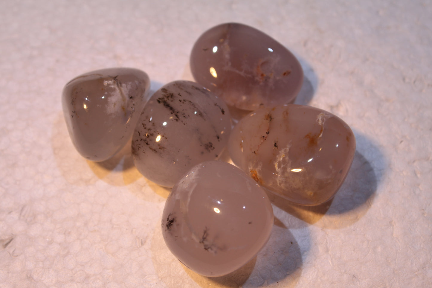 Tumblestones - Jade to Ruby Zoisite