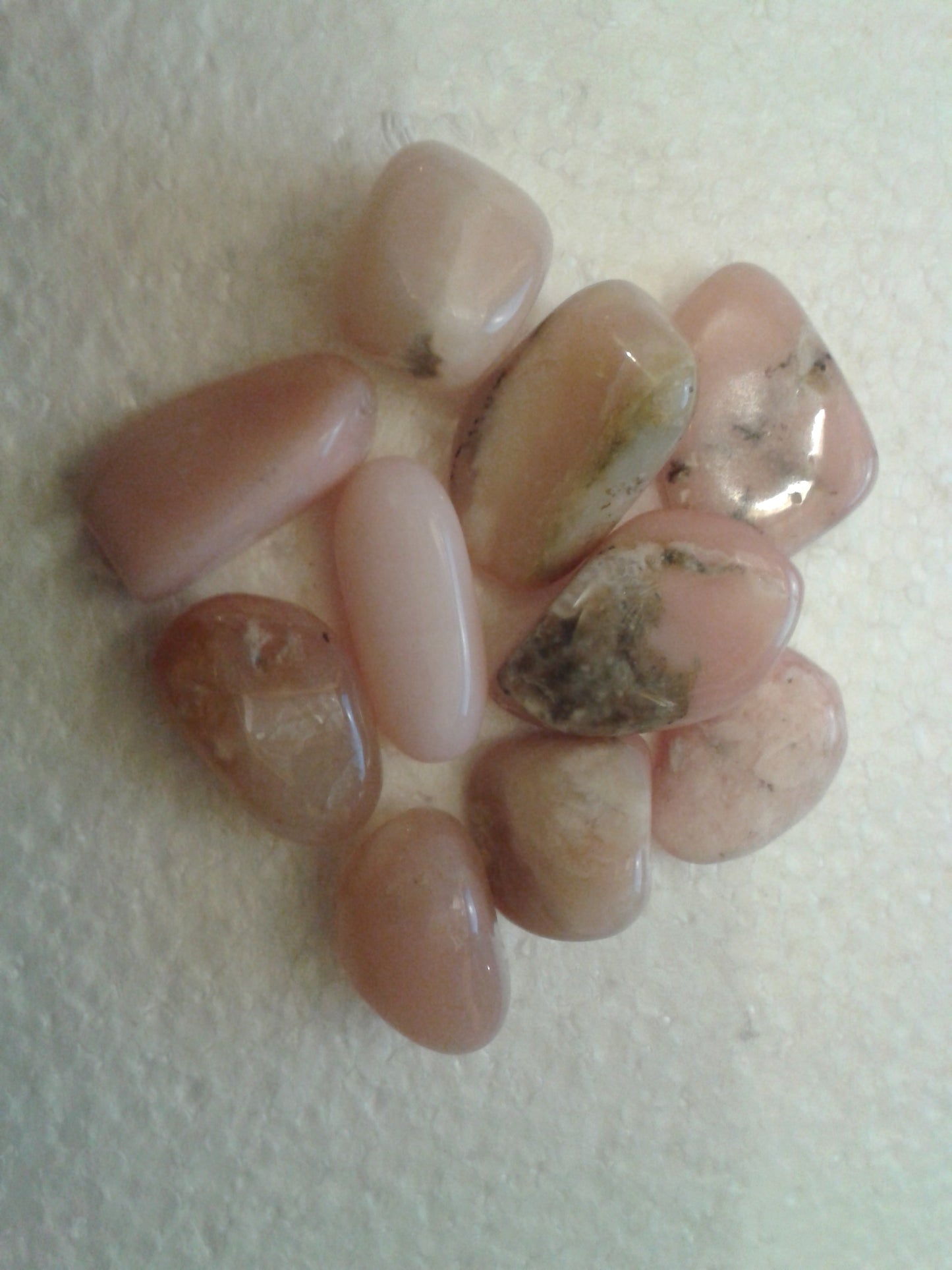 Tumblestones - Jade to Ruby Zoisite