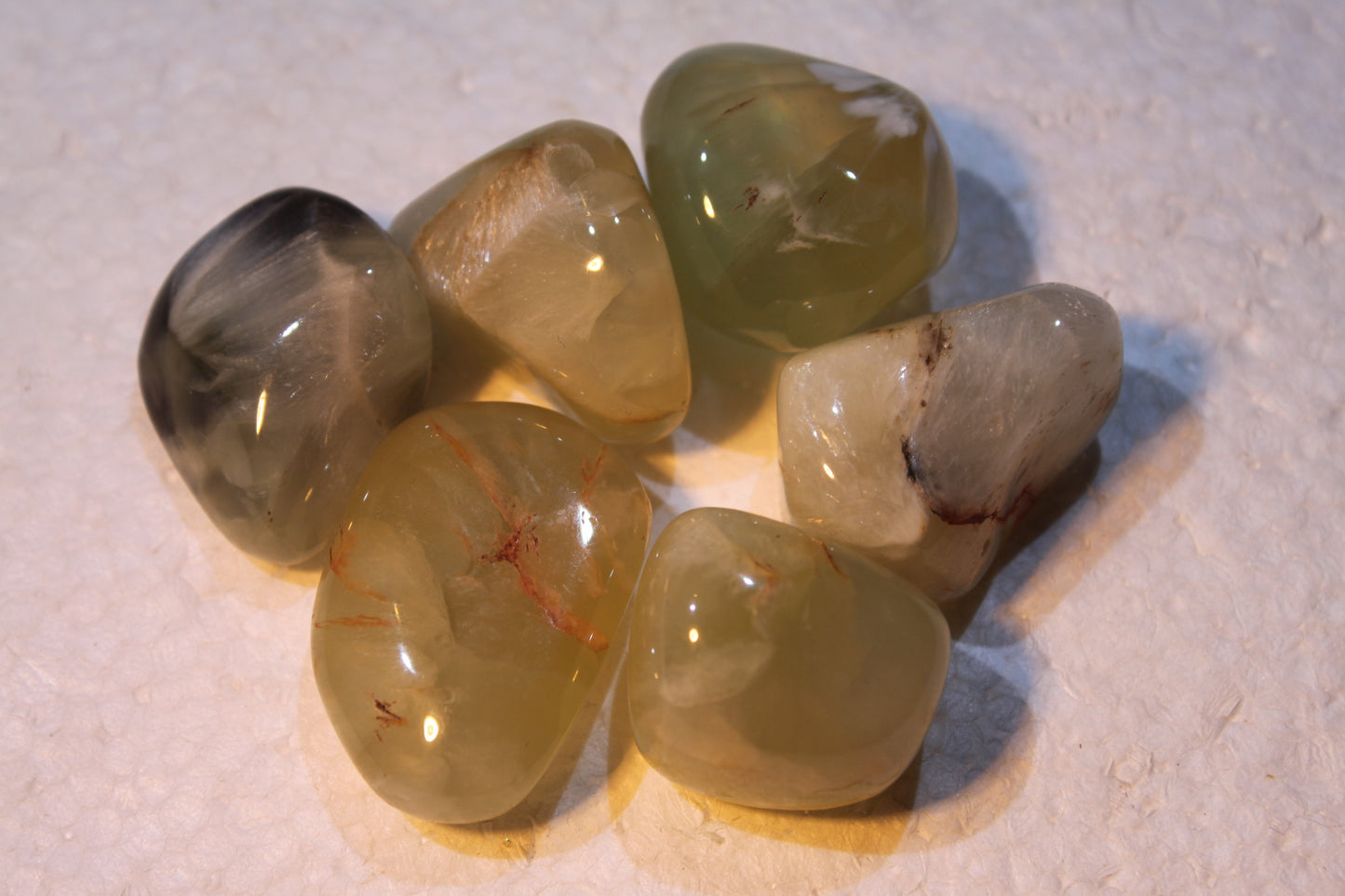 Tumblestones - Jade to Ruby Zoisite