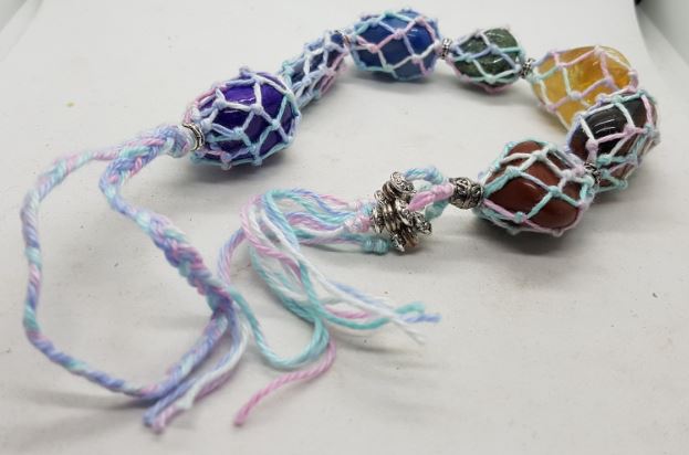 Macrame Chakra Hangers